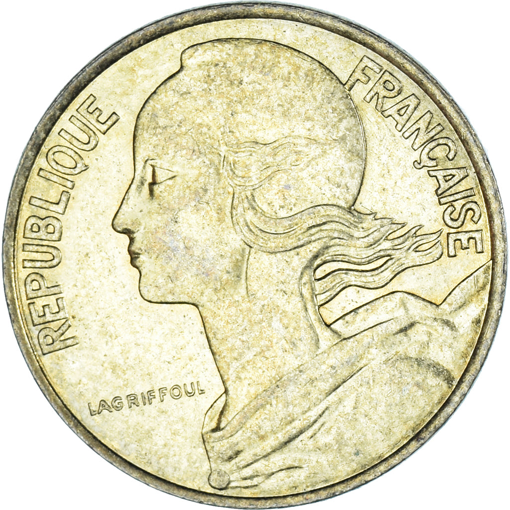 Moeda, França, 10 Centimes, 1997