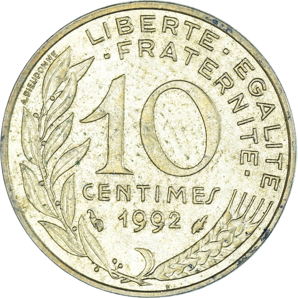 Moneta, Francja, 10 Centimes, 1992