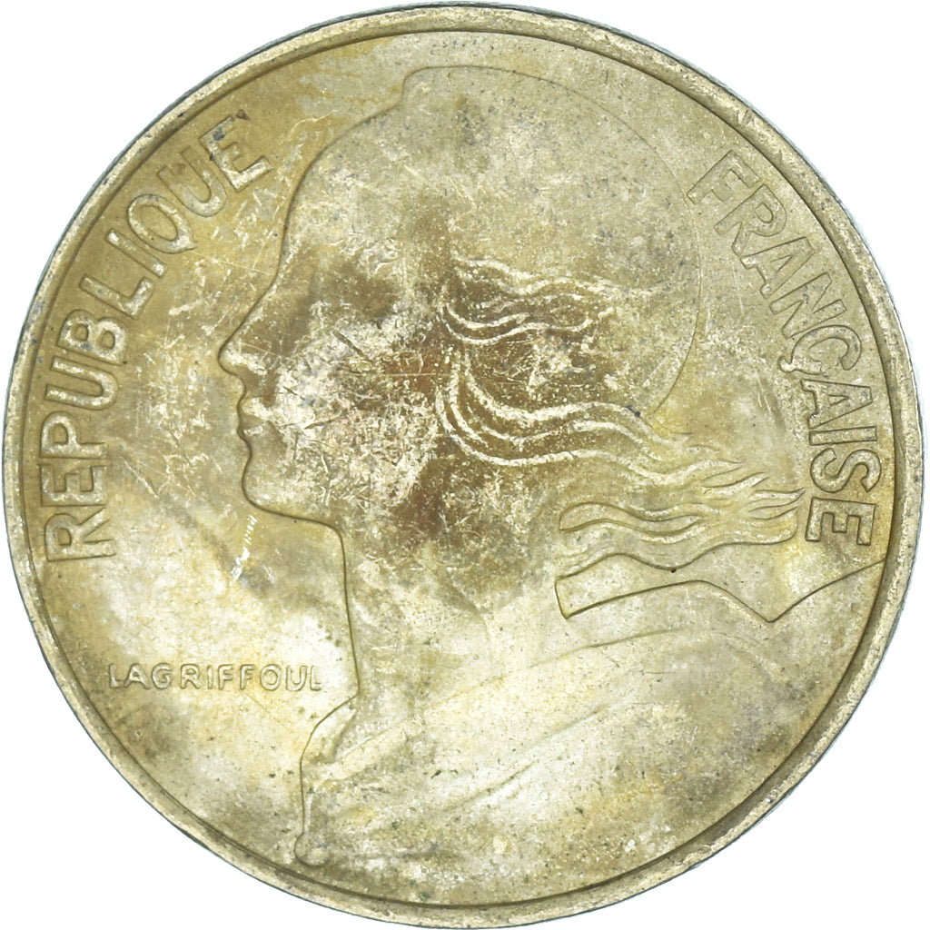 Moneta, Francja, 10 Centimes, 1990