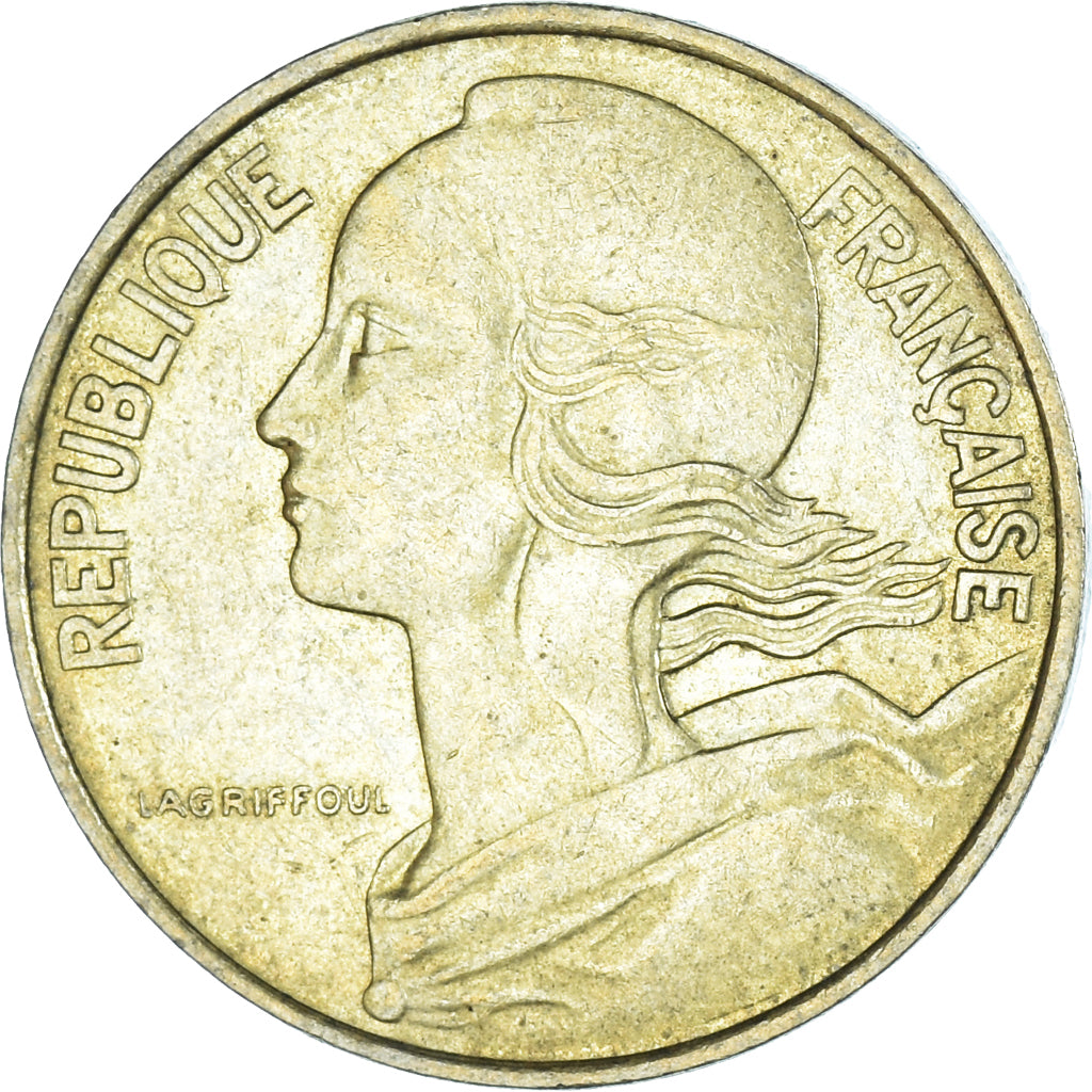 Coin, France, 10 Centimes, 1976
