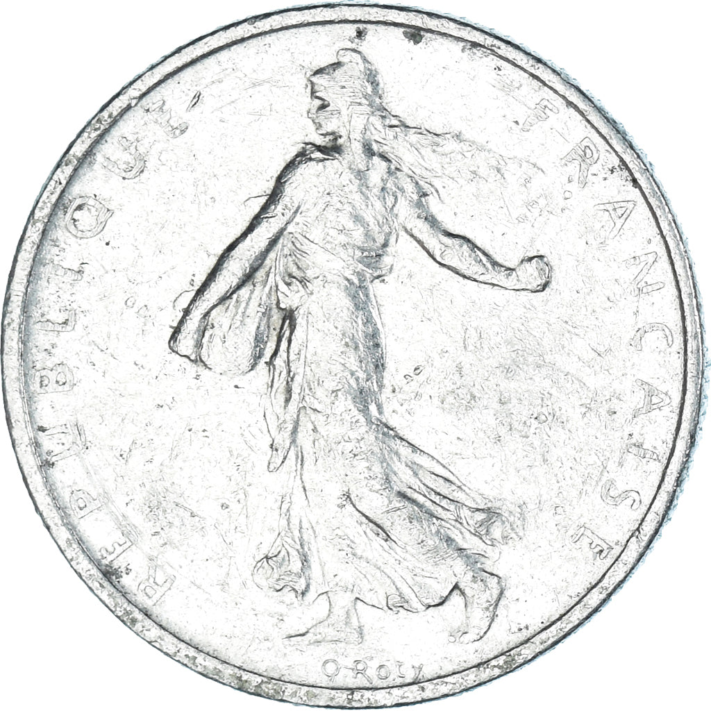 Coin, France, 1/2 Franc, 1965