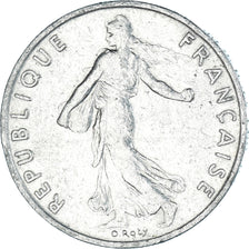 Coin, France, 1/2 Franc, 1975