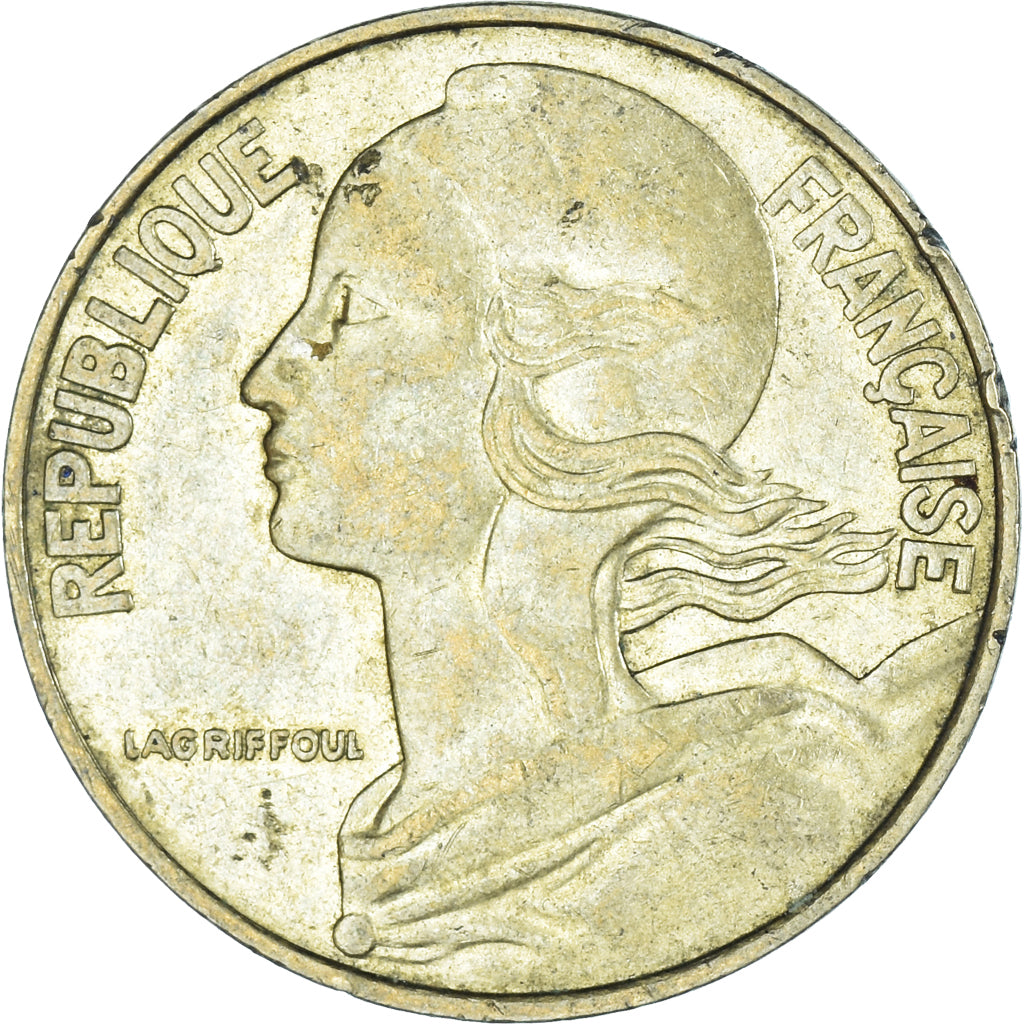 Coin, France, 20 Centimes, 1984