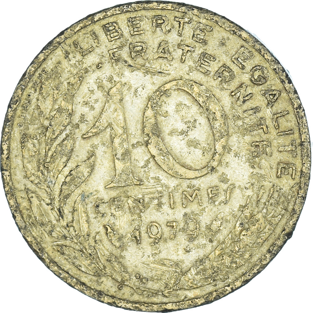 Coin, France, 10 Centimes, 1979