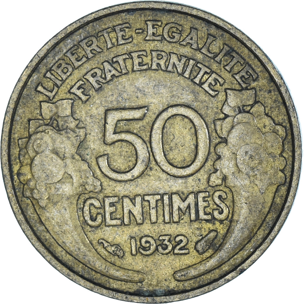 Coin, France, 50 Centimes, 1932