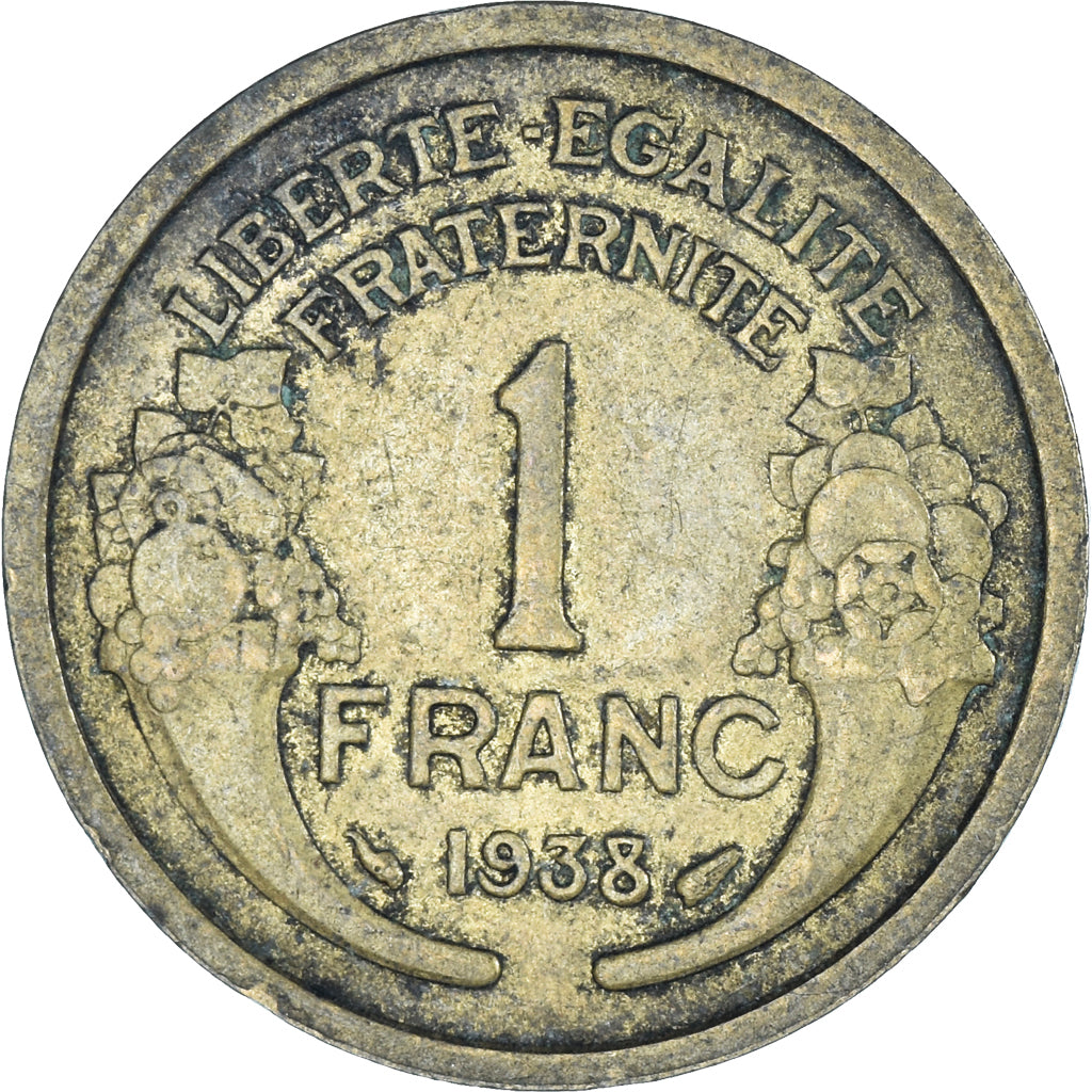 Coin, France, Franc, 1938