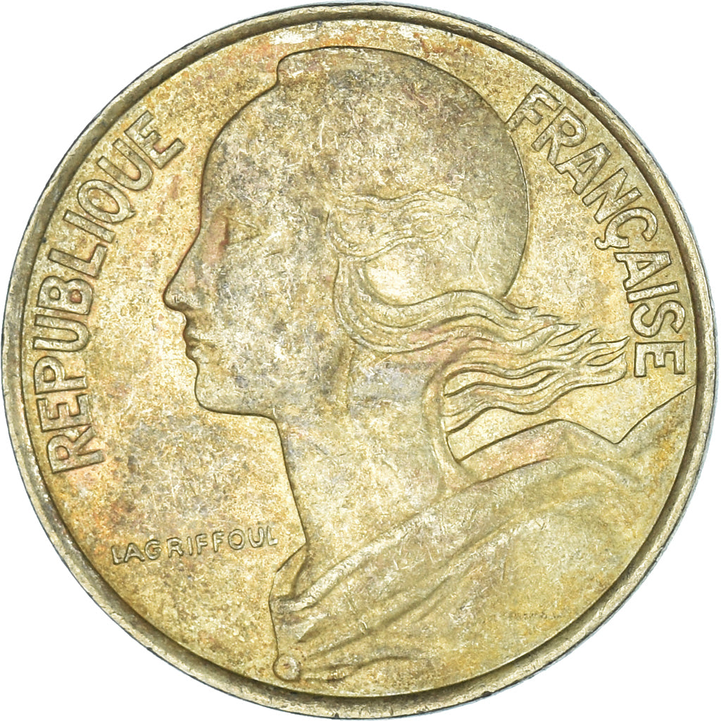 Moneta, Francja, 10 Centimes, 1997