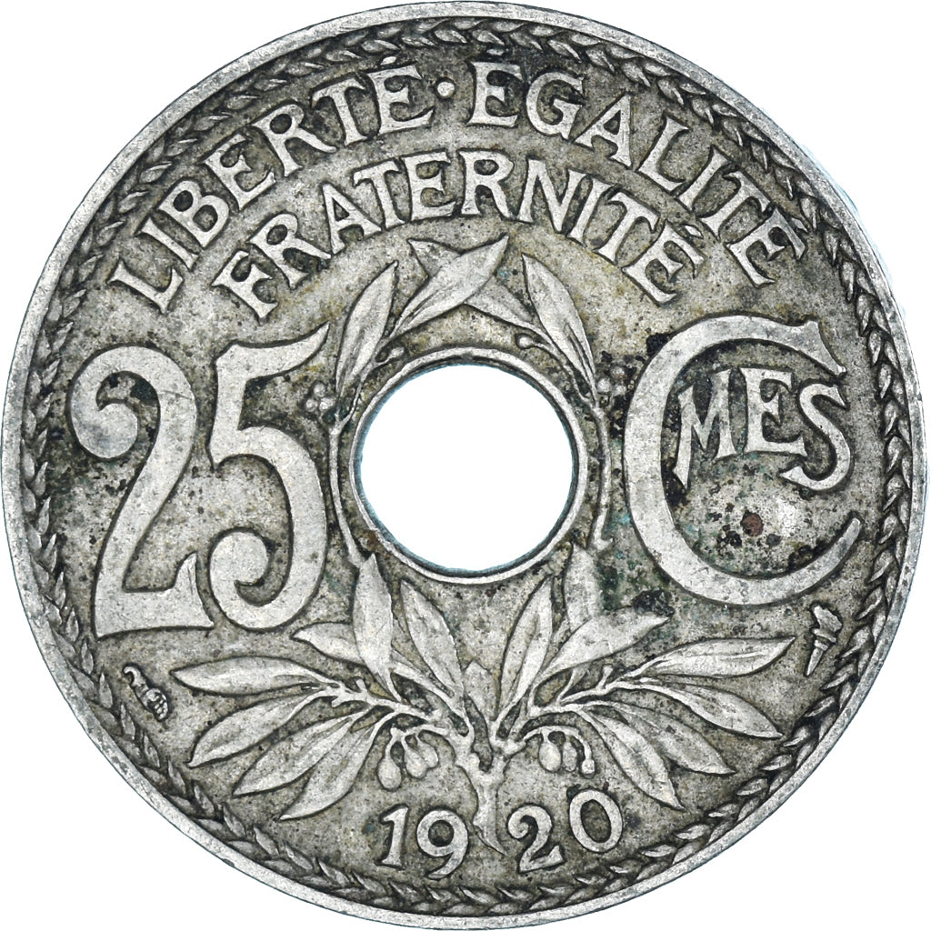 Moneta, Francia, 25 Centimes, 1920