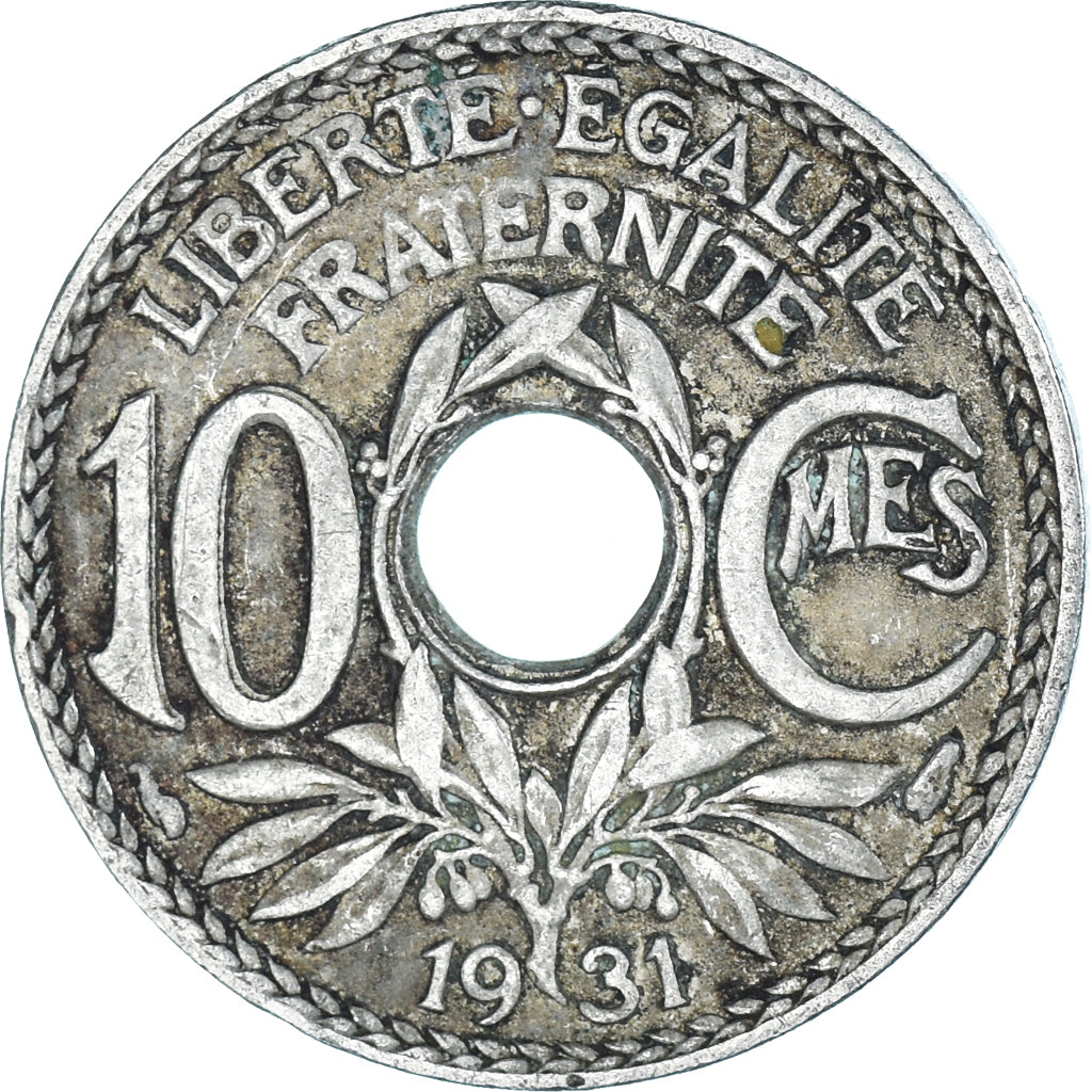Coin, France, 10 Centimes, 1931