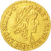 Monnaie, France, Louis XIII, 1/2 Louis d'or, 1/2 Louis d'or, 1642, Paris, SUP