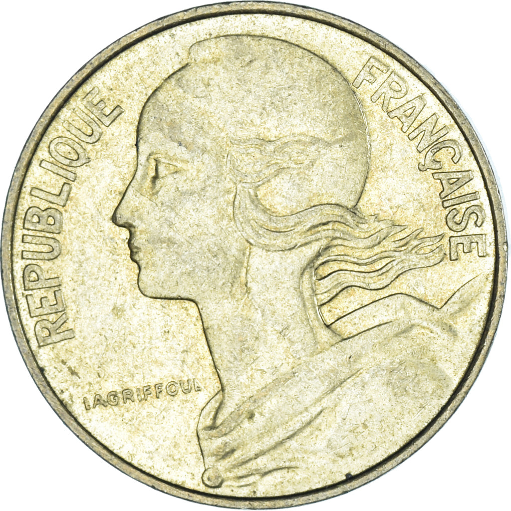 Moneta, Francia, 10 Centimes, 1987