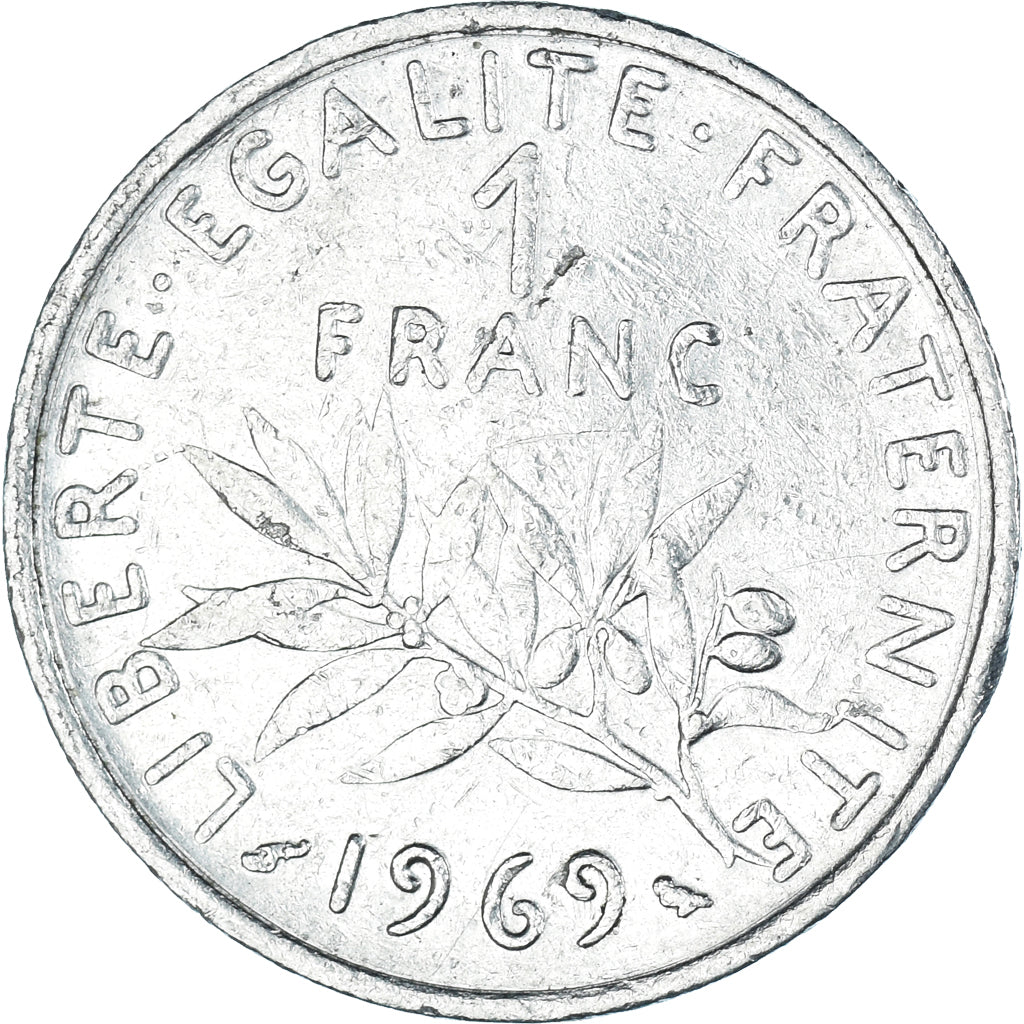 Münze, Frankreich, Franc, 1969