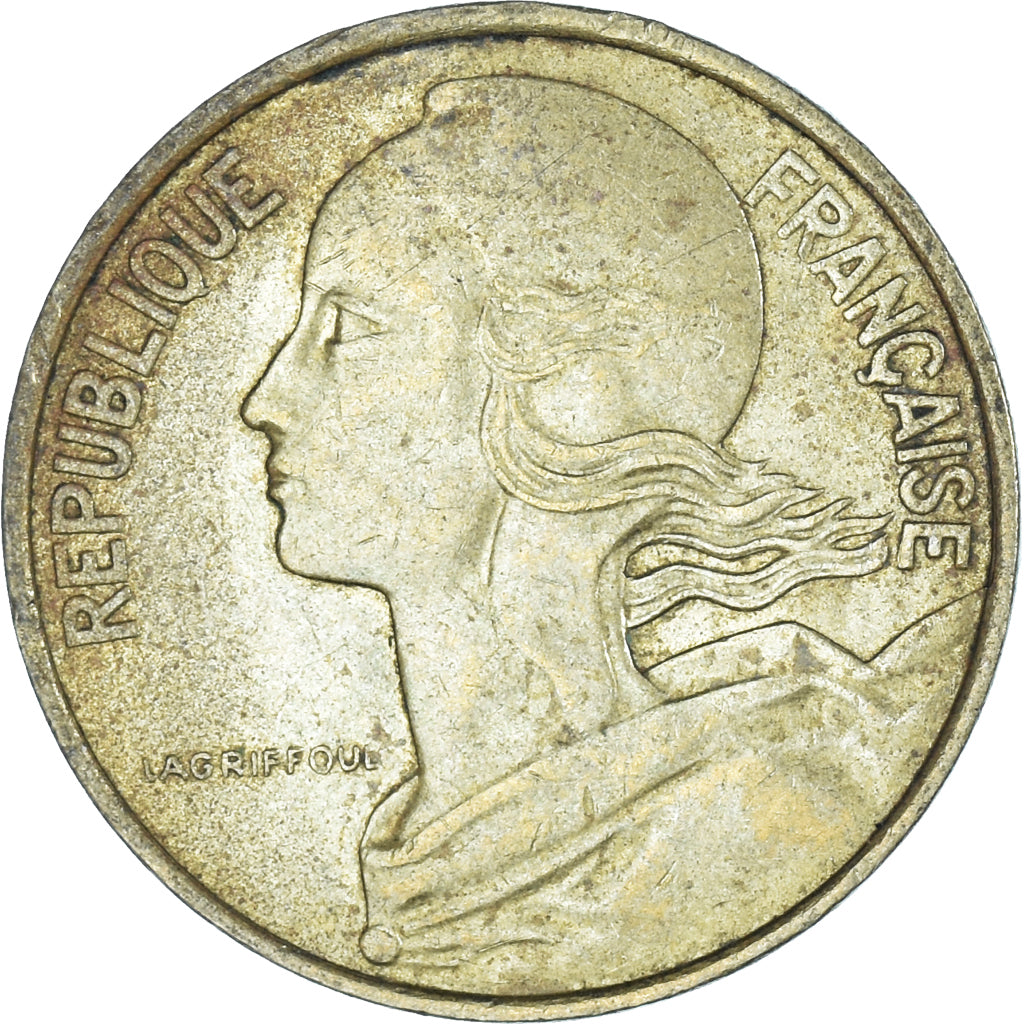 Moneta, Francia, 10 Centimes, 1976