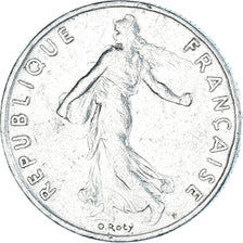 Coin, France, 1/2 Franc, 1984