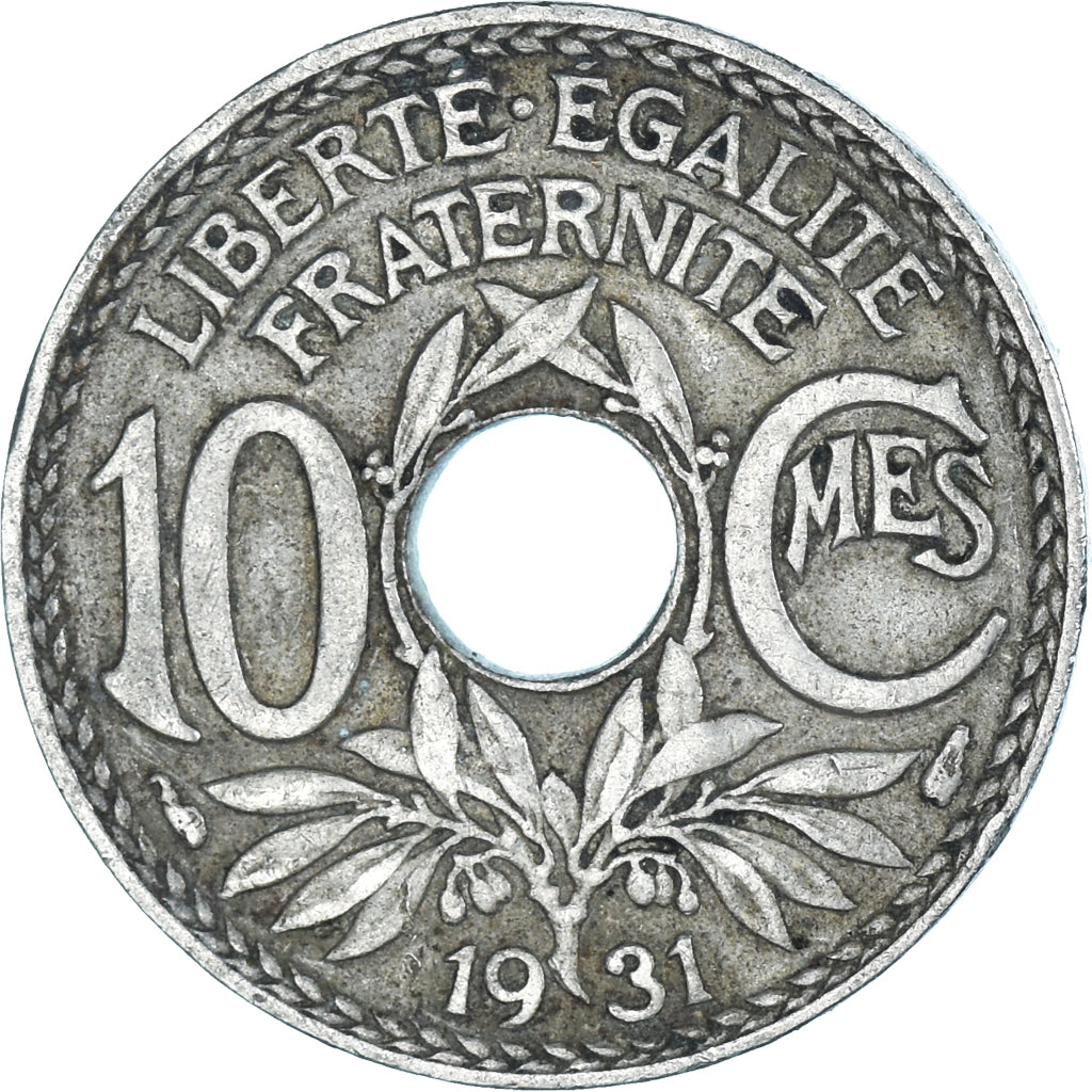 Münze, Frankreich, 10 Centimes, 1931