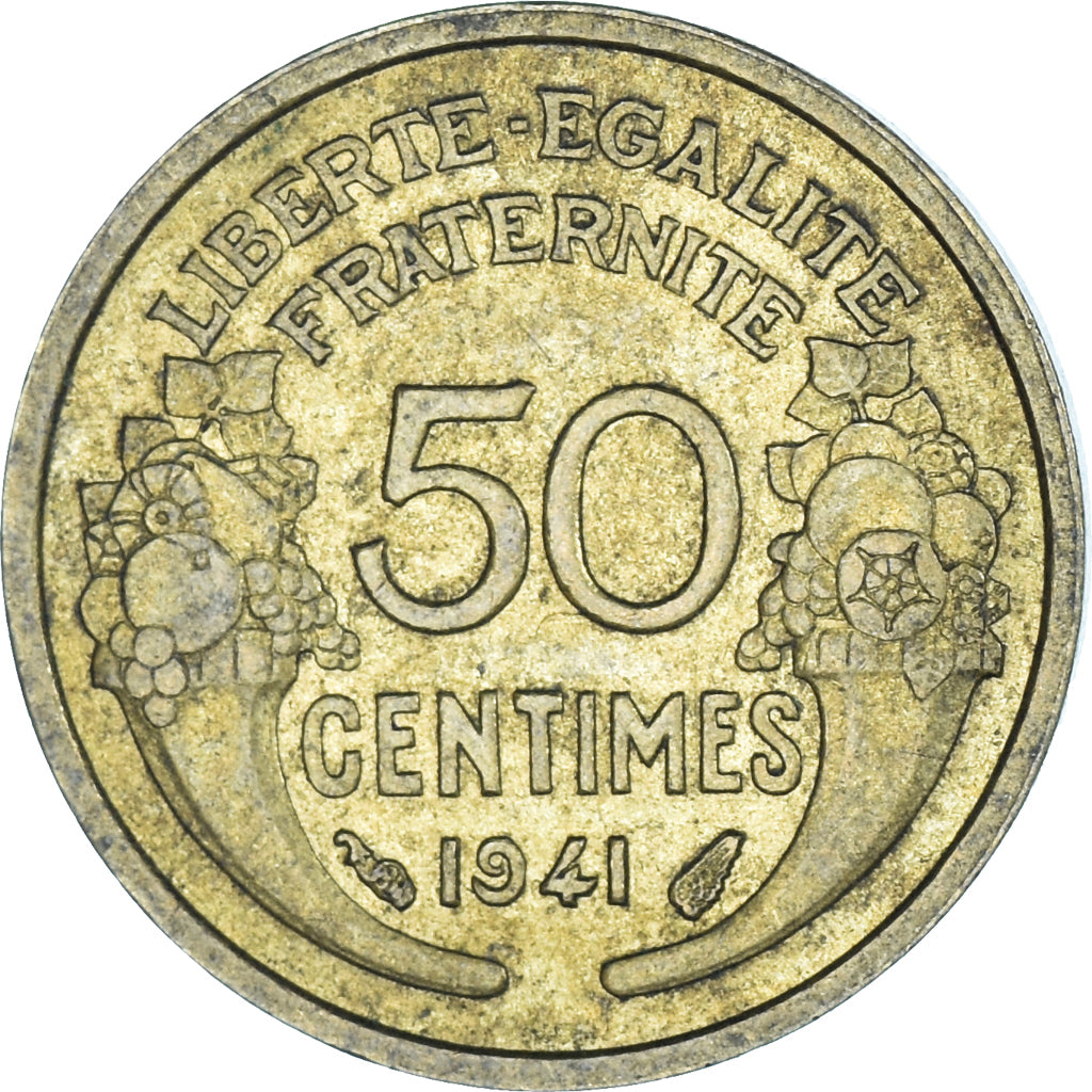 Coin, France, 50 Centimes, 1941