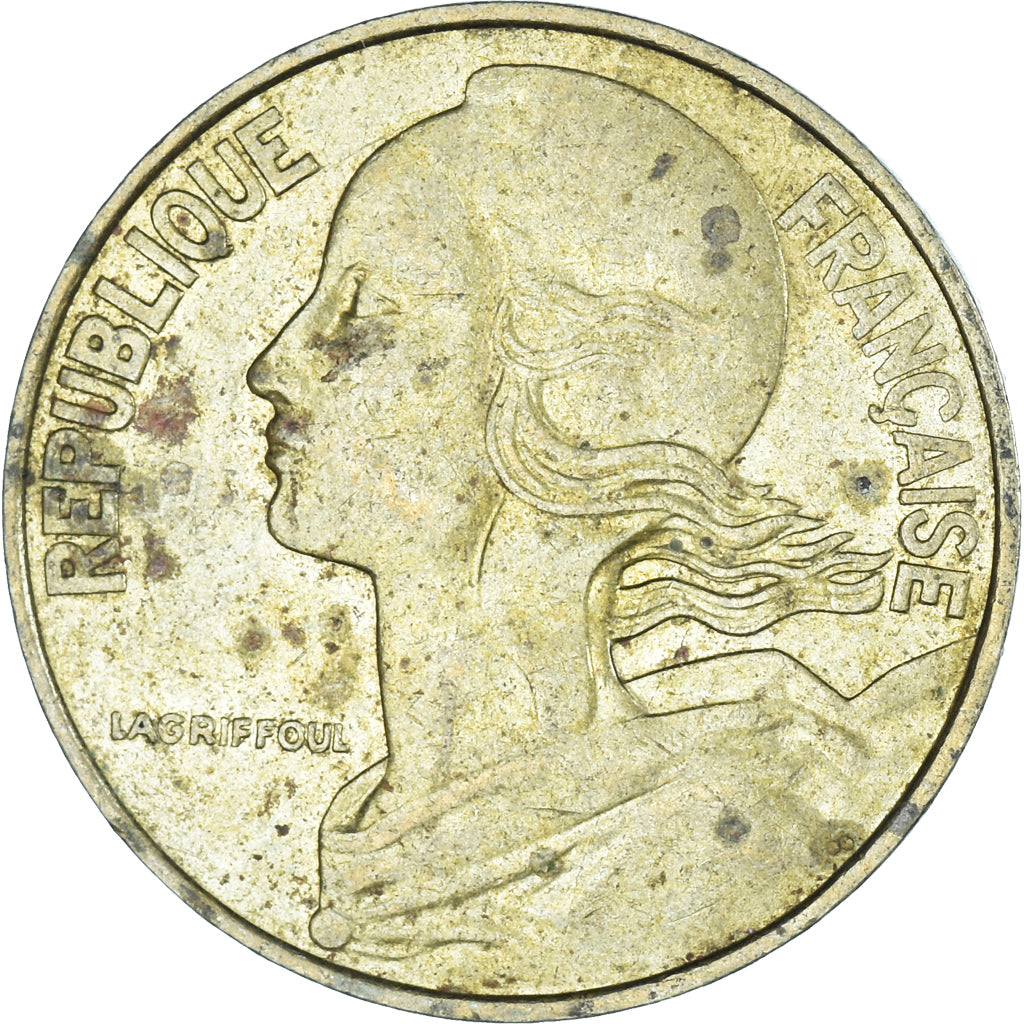Coin, France, 20 Centimes, 1981