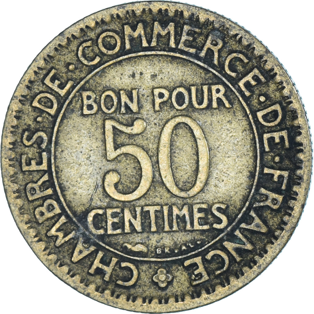 Coin, France, 50 Centimes, 1924