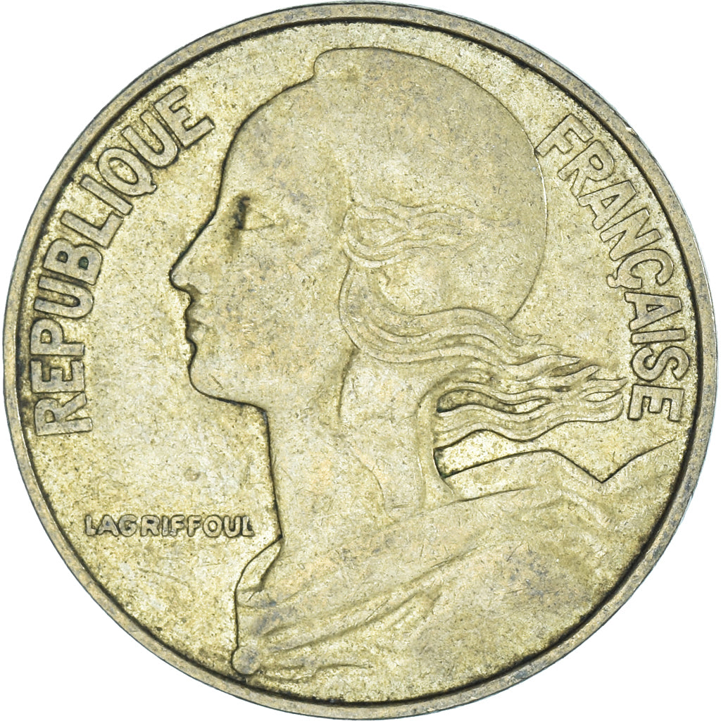 Moneda, Francia, 20 Centimes, 1978
