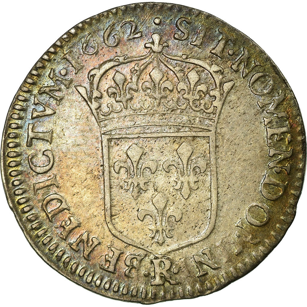 Moneda, Francia, Louis XIV, 1/12 Écu au buste juvénile, 1/12 ECU, 10 Sols