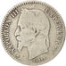 FRANCE, Napoléon III, 50 Centimes, 1864, Paris, KM #814.1, VG(8-10), Silver, 18,