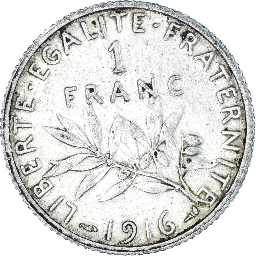 Coin, France, Franc, 1916