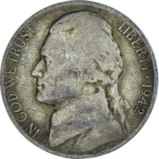 Coin, United States, 5 Cents, 1942