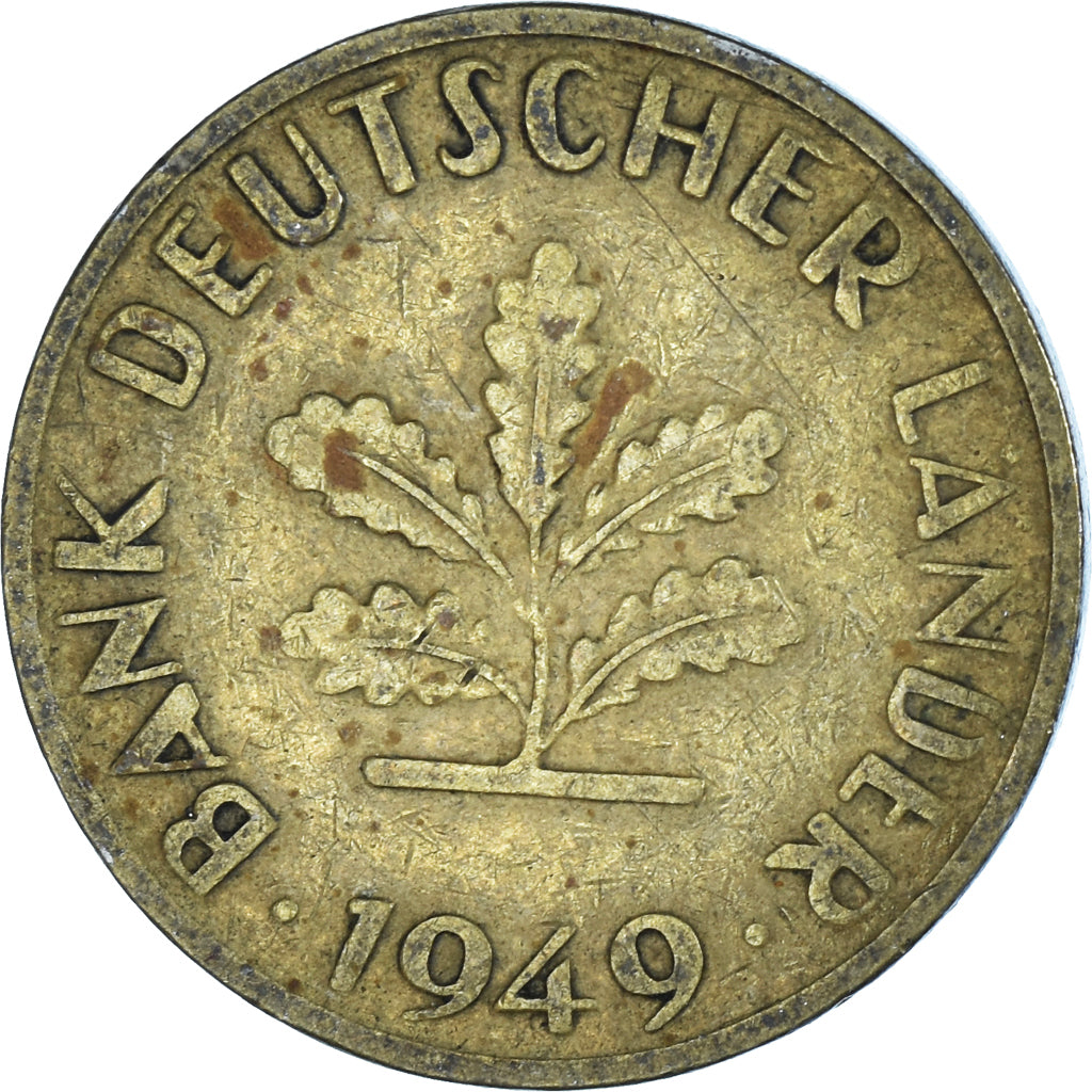 Coin, GERMANY - FEDERAL REPUBLIC, 10 Pfennig, 1949