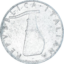 Münze, Italien, 5 Lire, 1955