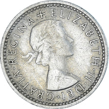 Münze, Großbritannien, 6 Pence, 1958