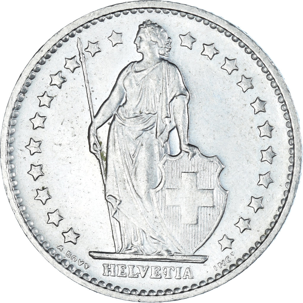 Moneda, Suiza, Franc, 1974
