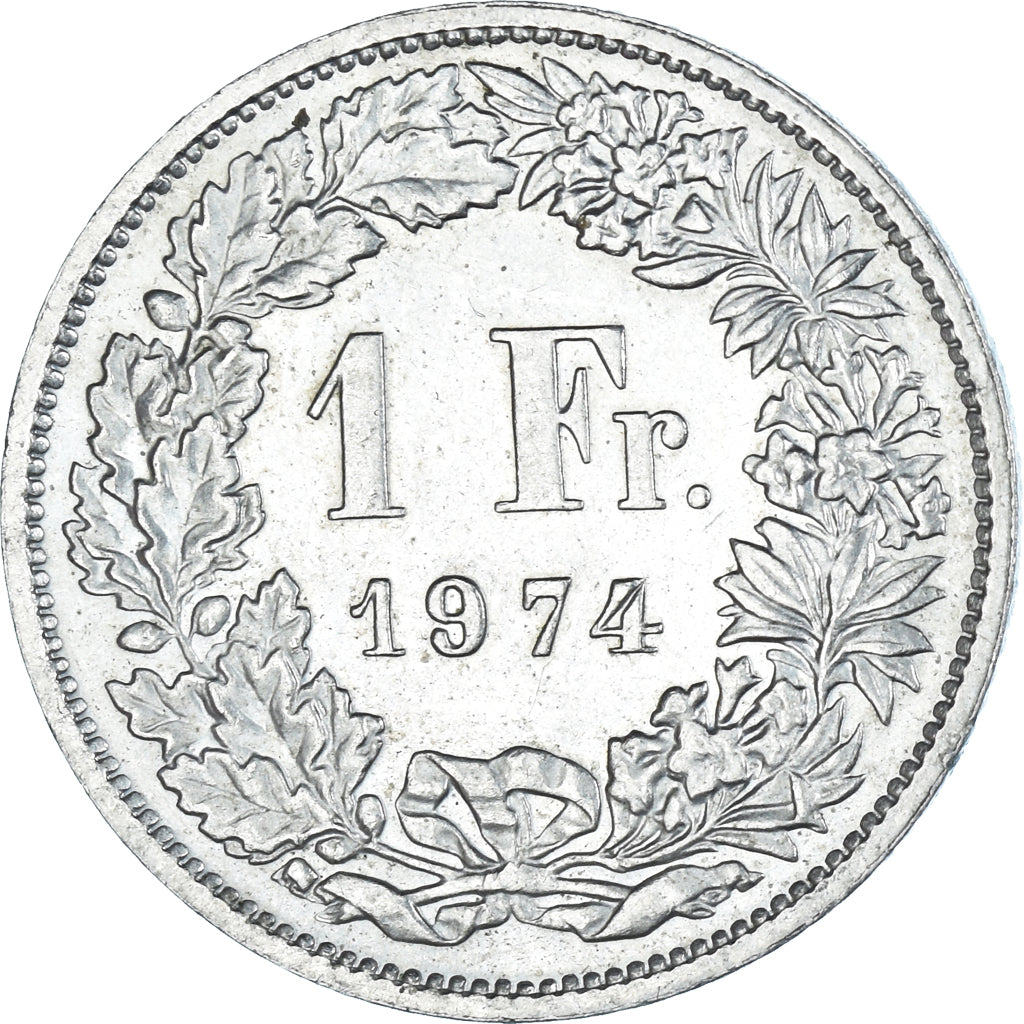 Moneda, Suiza, Franc, 1974