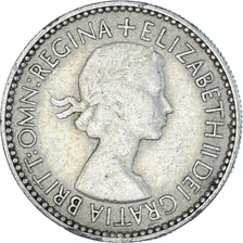 Coin, Great Britain, 6 Pence, 1953