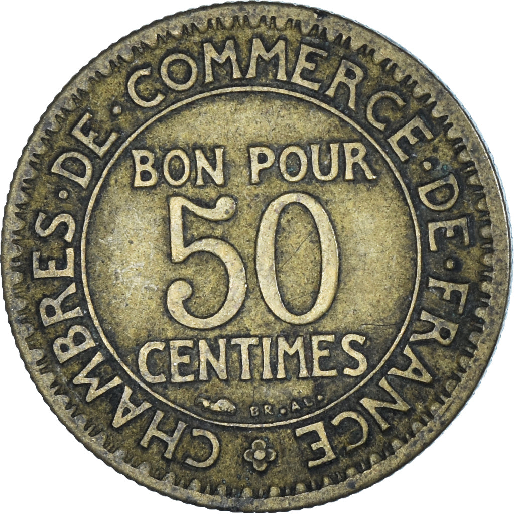 Münze, Frankreich, 50 Centimes, 1924