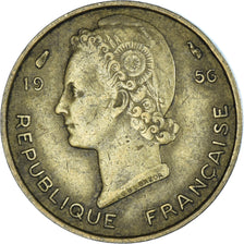 Coin, French West Africa, 5 Francs, 1956