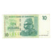 Nota, Zimbabué, 10 Dollars, 2007, KM:67, AU(50-53)