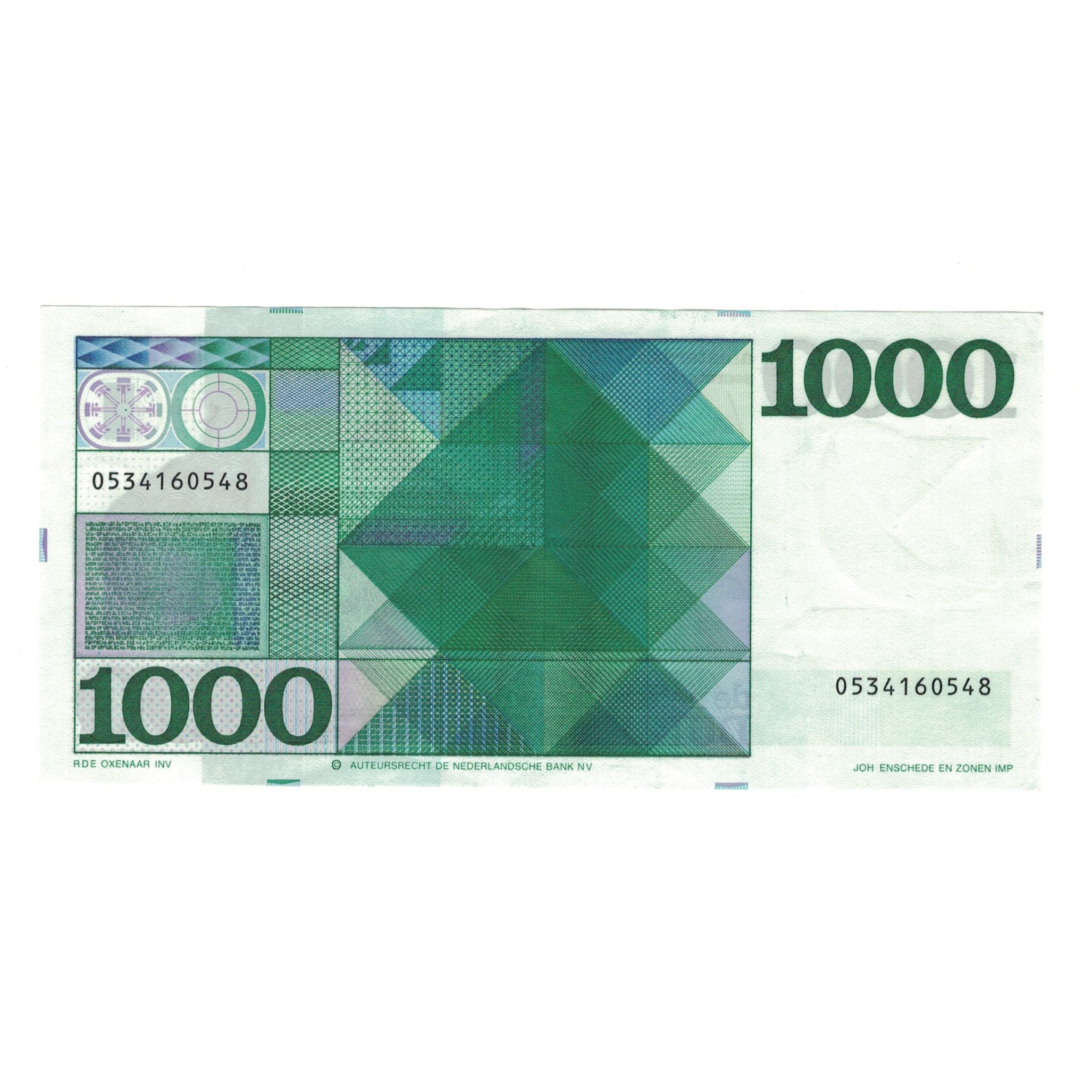 Biljet, Nederland, 1000 Gulden, 1972, 1972-03-30, KM:94a, SUP