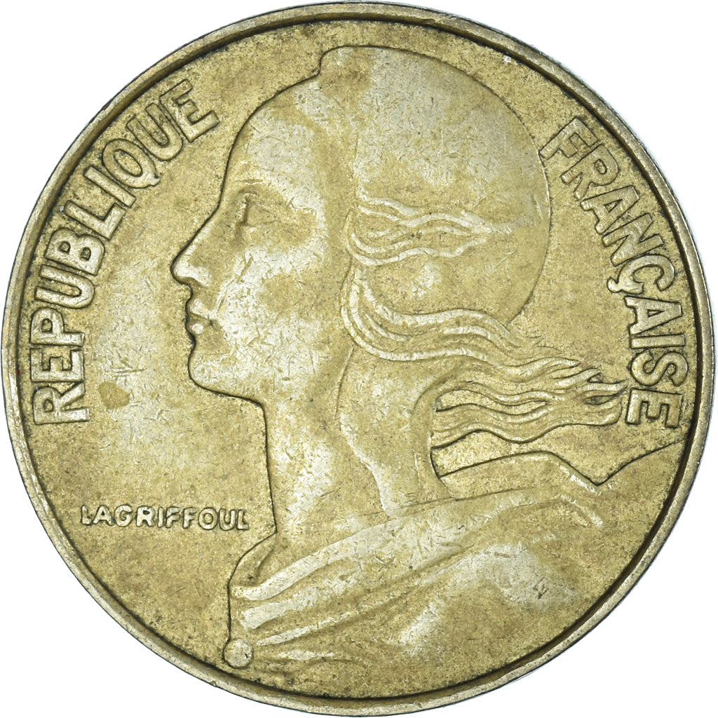 Coin, France, 20 Centimes, 1976