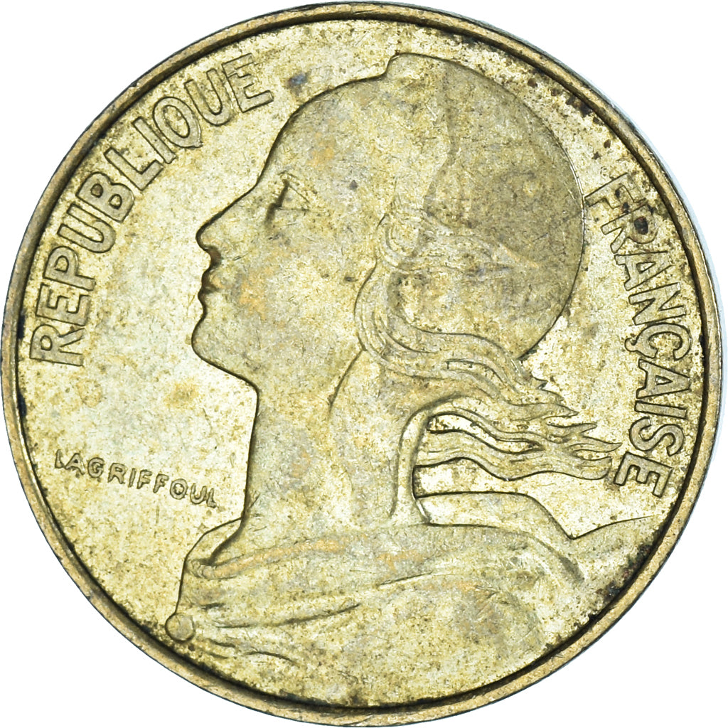 Moneta, Francia, 10 Centimes, 1989