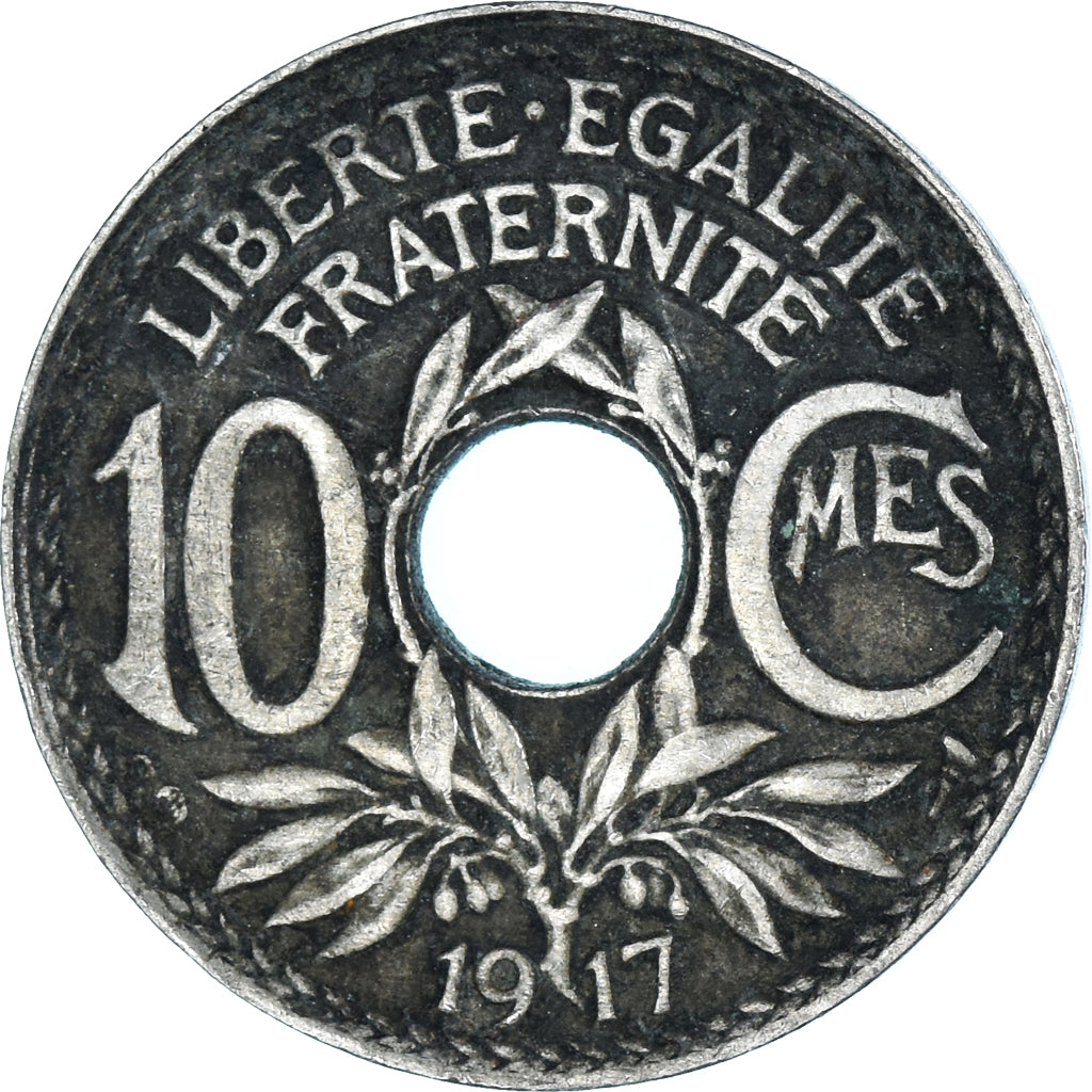 Moneta, Francia, 10 Centimes, 1917