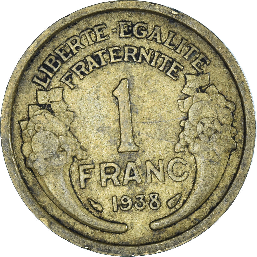 Moneta, Francia, Franc, 1938
