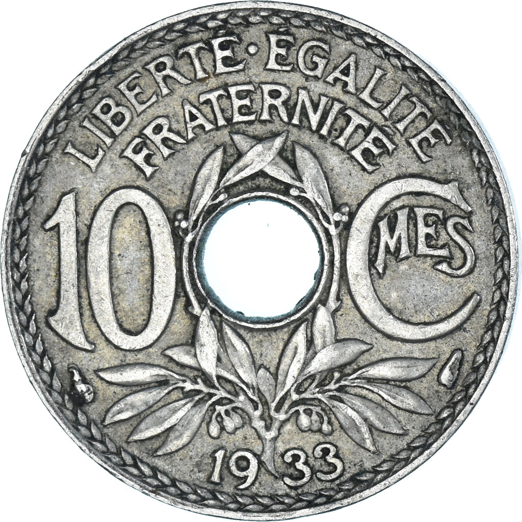 Münze, Frankreich, 10 Centimes, 1933