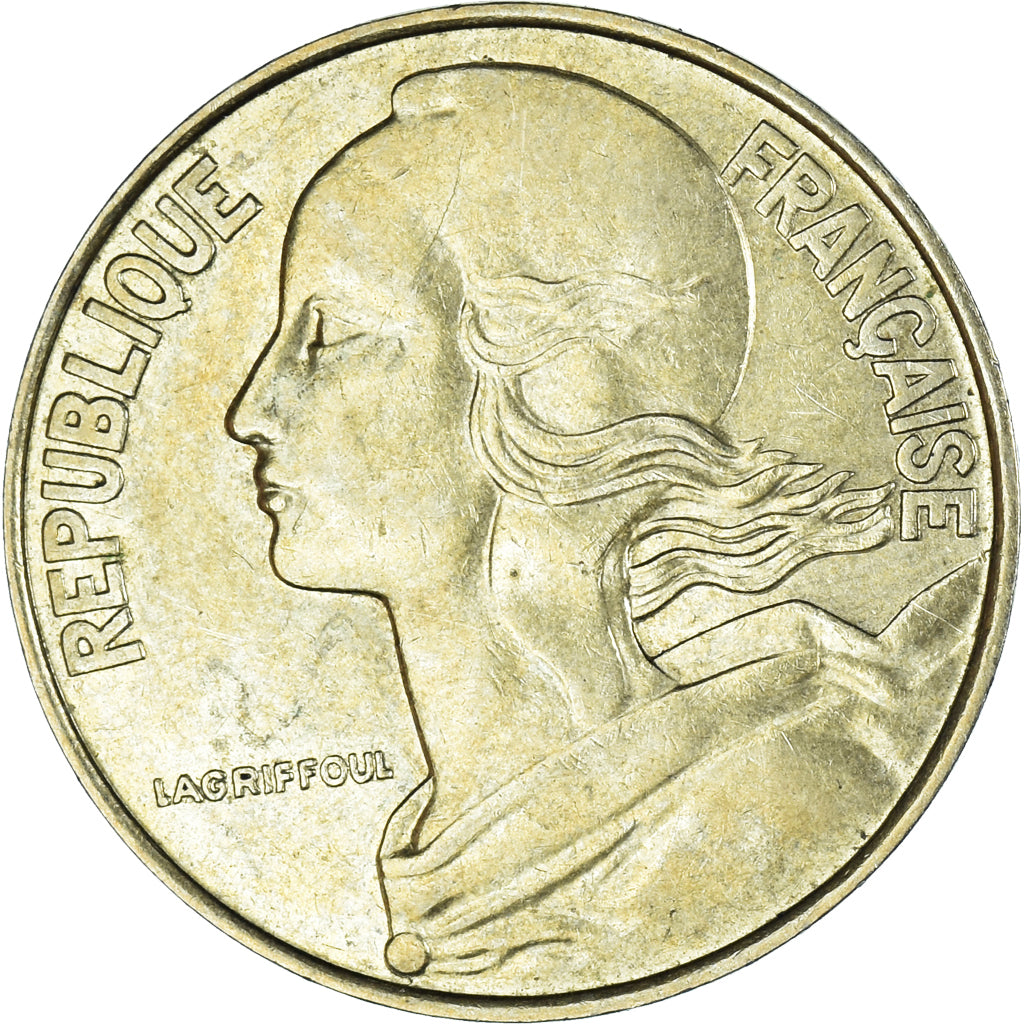Coin, France, 20 Centimes, 1993