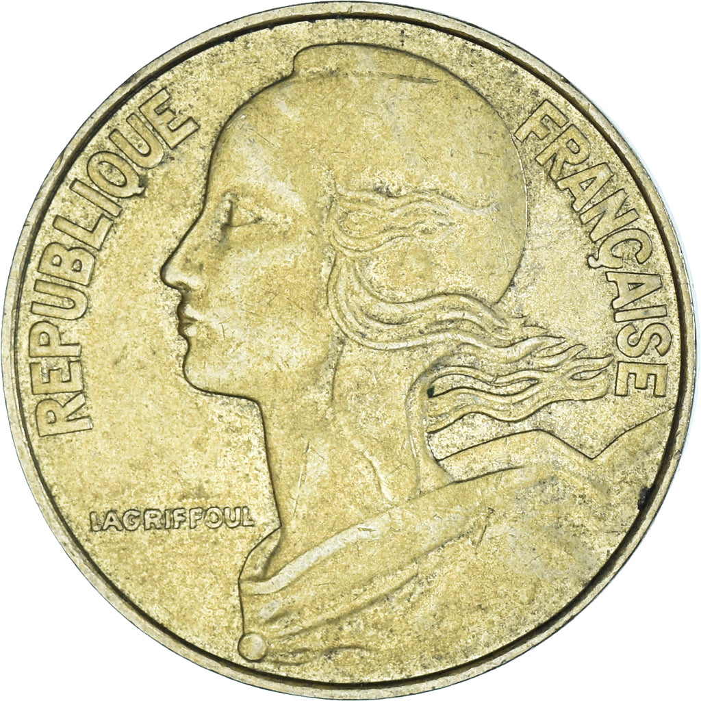 Münze, Frankreich, 20 Centimes, 1989