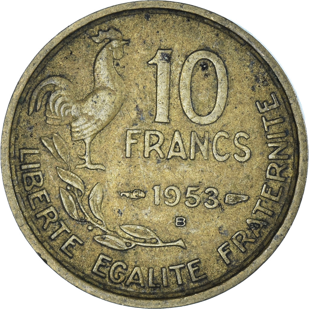 Coin, France, 10 Francs, 1953