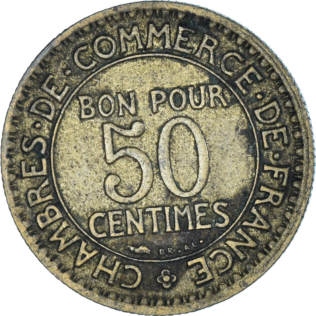 Coin, France, 50 Centimes, 1924