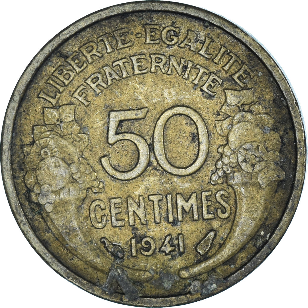Moneta, Francia, 50 Centimes, 1941