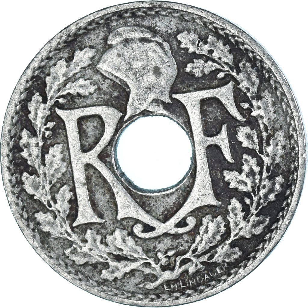 Moeda, França, 5 Centimes, 1923