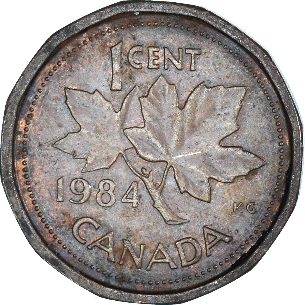 Coin, Canada, Cent, 1984