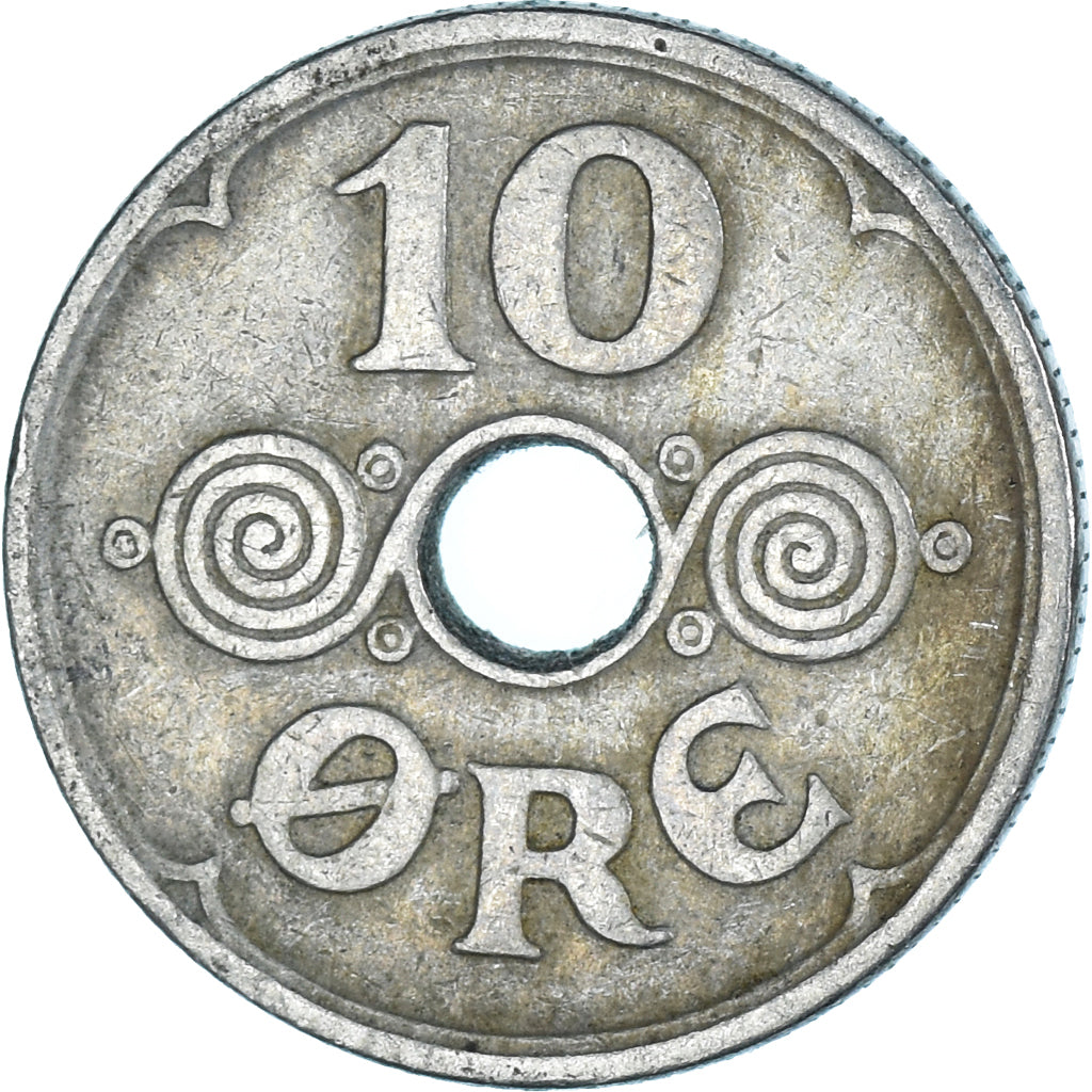 Munten, Denemarken, 10 Öre, 1934